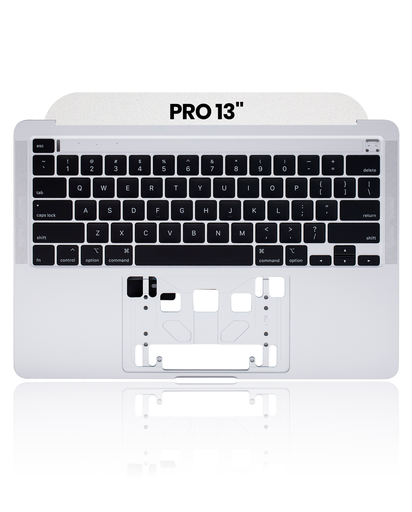 Top Case With Keyboard Compatible MacBook Pro 13&quot; (A2289 / Early 2020) (US Keyboard) (Used OEM Pull: Grade New) (Silver)