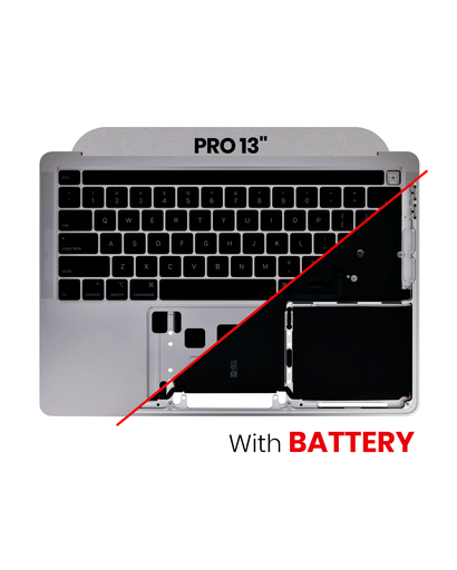 Top Case Assembly With Battery And Keyboard Compatible MacBook Pro 13&quot; (A2289 / Early 2020) (US Keyboard) (Space Gray)