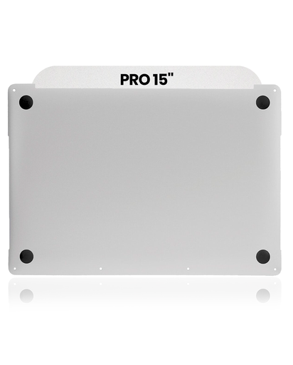 Bottom Case Compatible For MacBook Pro 15&quot; W/ Touch Bar (A1707 / Late 2016 / Mid 2017) (A1990 / Late 2018 / Early 2019) (Silver)