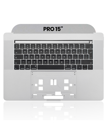 Top Case With Keyboard Compatible For MacBook Pro 15&quot; W/ Touch Bar (A1707 / Late 2016 / Mid 2017) (US Keyboard) (Used OEM Pull: Grade A) (Space Gray)