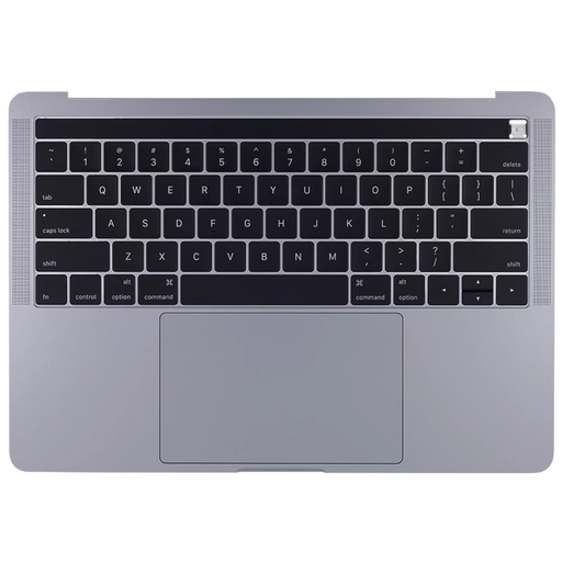 Top Case With Keyboard &amp; Trackpad Compatible For MacBook Pro 13&quot; (A1989 / Late 2018 / Early 2019) (US Keyboard) (Used OEM Pull: Grade B/C) (Space Gray)
