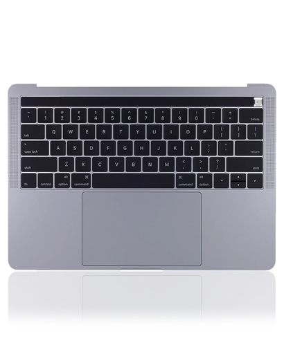 Top Case With Keyboard &amp; Trackpad Compatible For MacBook Pro 13&quot; (A1989 / Late 2018 / Early 2019) (UK Keyboard) (Used OEM Pull: Grade A) (Space Gray)