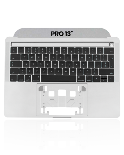 Top Case With Keyboard Compatible For MacBook Pro 13&quot; (A1989 / Late 2018 / Early 2019) (UK Keyboard) (Used OEM Pull: Grade New) (Space Gray)