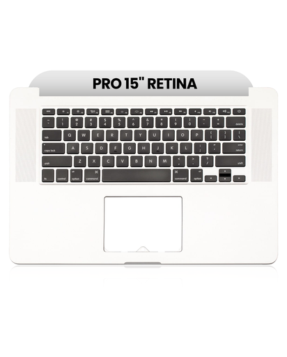 Top Case With Keyboard And Microphone Compatible For MacBook Pro 15&quot; Retina (A1398 / Mid 2015) (US English) (Used OEM Pull: Grade A)
