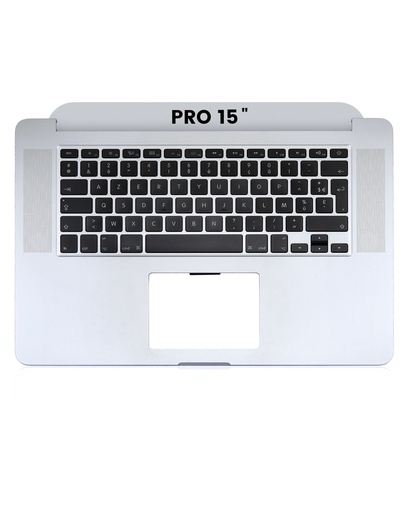 Top Case With Keyboard And Microphone Compatible For MacBook Pro 15&quot; Retina (A1398 / Mid 2015) (French Keyboard)