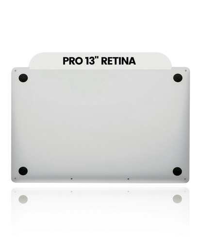 Bottom Case Compatible For MacBook Pro 13&quot; Retina (A1708 / Late 2016 / Mid 2017) (Used OEM Pull: Grade B/C) (Silver)