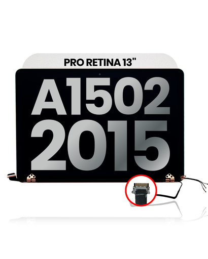 Complete LCD Display Assembly Compatible For MacBook Pro Retina 13&quot; (A1502 / Early 2015) (Used OEM Pull: Grade A)