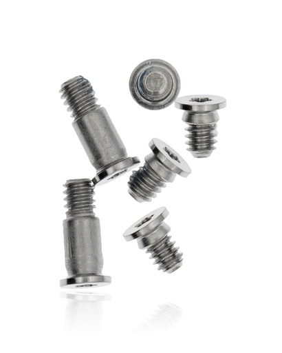 Bottom Case Screws (Pentalobe P5) Compatible For MacBook Pro 13&quot; W/ Touch Bar / Pro 16&quot; (A1706 / A1989 / A2289 / A2251 / A2141 / Late 2016 To 2020) (Silver)