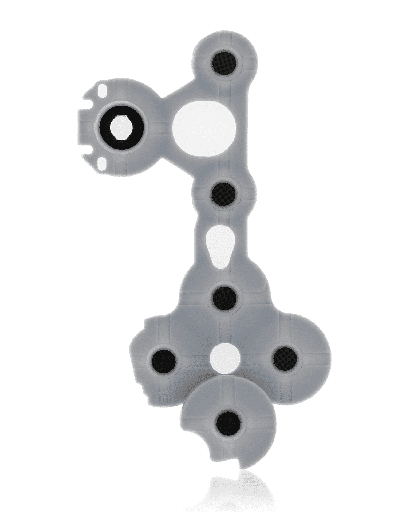 Conductive Rubber D-Pad Contact Buttons Compatible For Xbox One S Controller