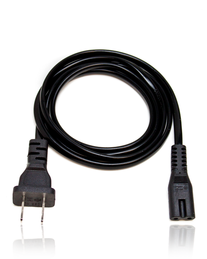 AC Power Cable Cord (C7) Compatible For Xbox &amp; PlayStation Consoles (US Version)
