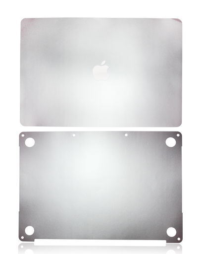 2 in 1 (Top and Bottom) Skin Compatible For MacBook Pro 13&quot; (A1989 / Late 2018 / Early 2019) (A2159 / Mid 2019) (Space Gray)
