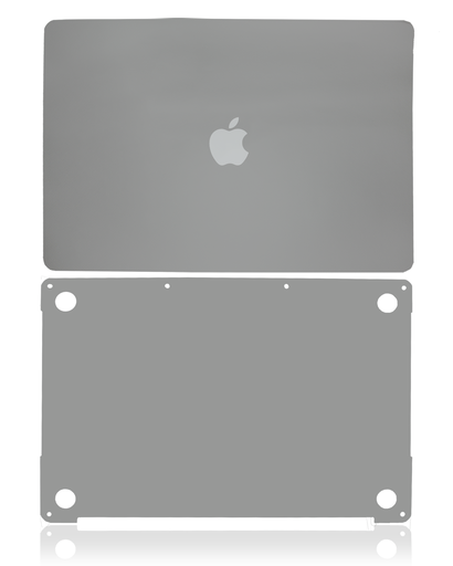 2 in 1 (Top and Bottom) Skin Compatible For MacBookPro 13&quot; (A2251 / Mid 2020) (Space Gray)