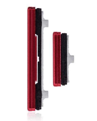 Hard Buttons (Power / Volume) Compatible For Samsung Galaxy Note 10 Plus / 5G (Aura Red)