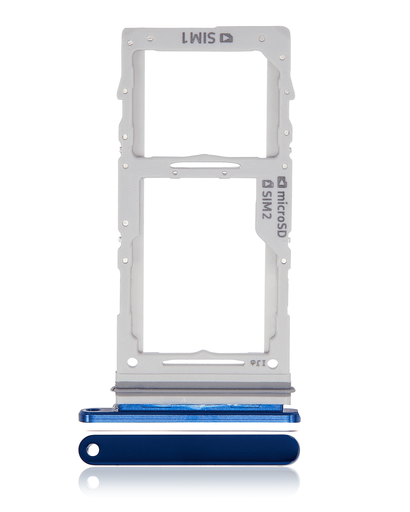 Dual Sim Card Tray Compatible For Samsung Galaxy Note 10 Plus / 5G (Aura Blue)
