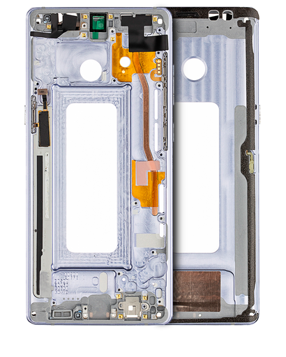 Mid-Frame Housing Compatible For Samsung Galaxy Note 8 (With Small Parts) (Orchid Gray / Violet)