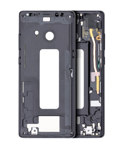 Mid-Frame Housing Compatible For Samsung Galaxy Note 8 (With Small Parts) (Midnight Black)