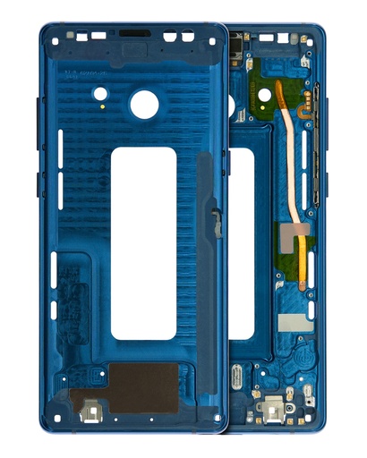 Mid-Frame Housing Compatible For Samsung Galaxy Note 8 (With Small Parts) (Deep Sea Blue)