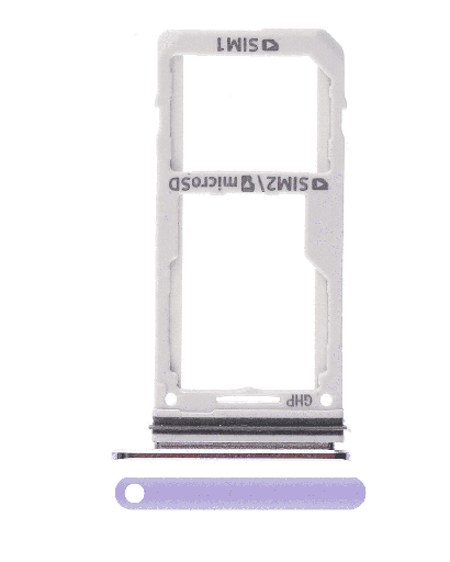 Dual Sim Card Tray Compatible For Samsung Galaxy Note 8 (Orchid Gray)