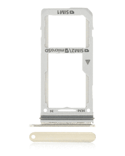 Dual Sim Card Tray Compatible For Samsung Galaxy Note 8 (Maple Gold)