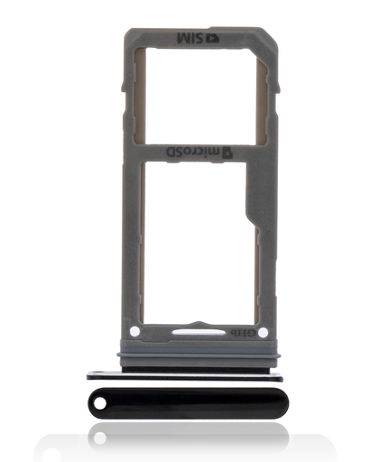 Dual Sim Card Tray Compatible For Samsung Galaxy Note 8 (Midnight Black)
