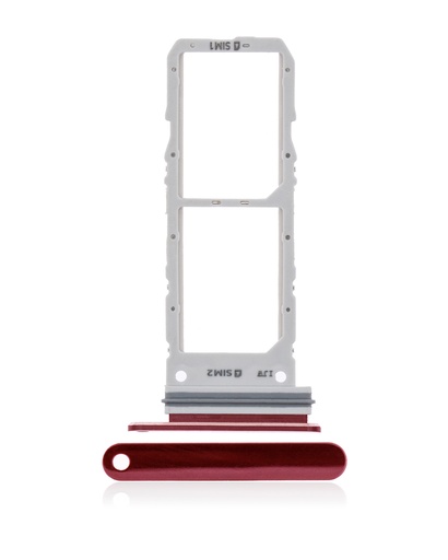 Dual Sim Card Tray Compatible For Samsung Galaxy Note 10 (Aura Red)