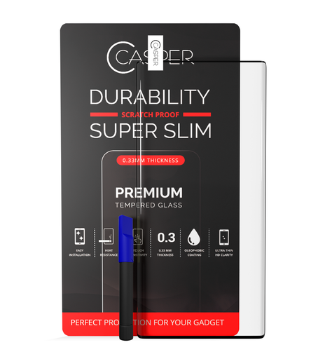 Casper UVTempered Glass With Glue Compatible For Samsung Galaxy Note 10 (Case Friendly) (Retail Pack)