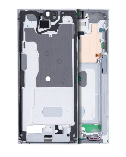 Mid-Frame Housing Compatible For Samsung Galaxy Note 20 Ultra (Mystic White)