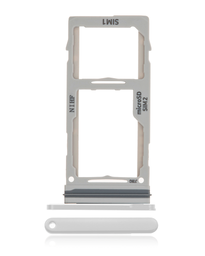 Dual Sim Card Tray Compatible For Samsung Galaxy Note 20 Ultra 5G (Mystic White)