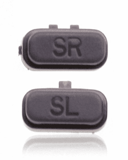 SR and SL Switch Button Compatible For Nintendo Switch Joy Con Controller (2 Piece Set) (Black)