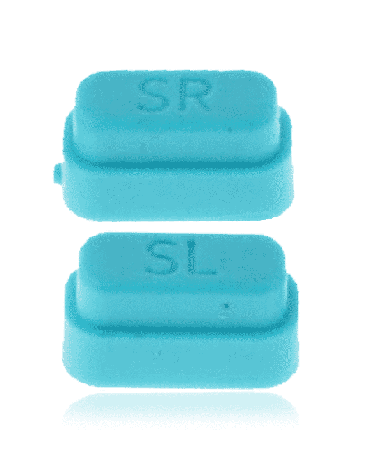 SR and SL Switch Button Compatible For Nintendo Switch Joy Con Controller (2 Piece Set) (Blue)
