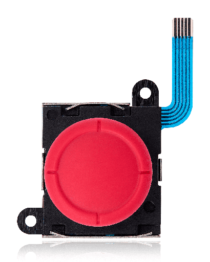 3D Analog Joystick Cap Thumbstick for Nintendo Switch / Switch OLED / Switch Lite Joy Con Controller (Red)