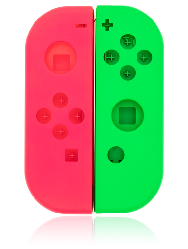 Housing Shell Compatible For Nintendo Switch Joy Con Controller (Green / Pink)