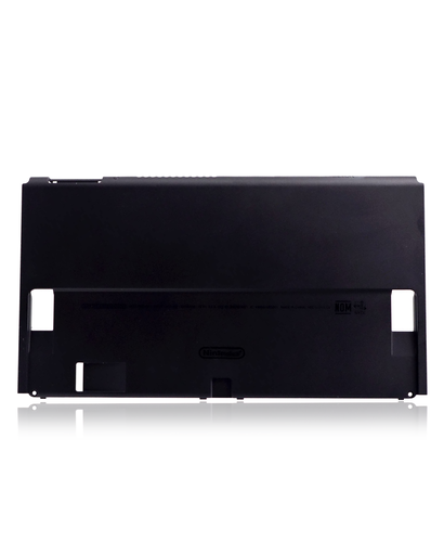 Back Cover Housing Shell Rear Case &amp; Bezel for Nintendo Switch OLED (Black)