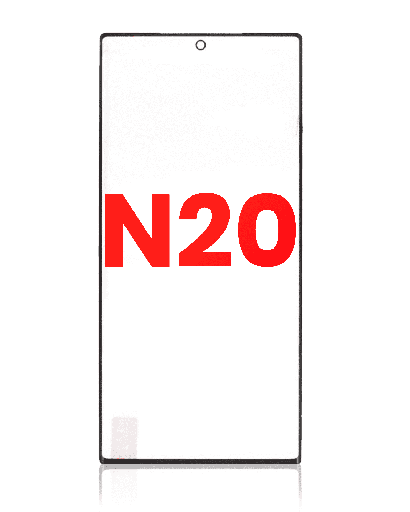 2 in 1 Front Glass With OCA Pre-Installed Compatible For Samsung Galaxy Note 20