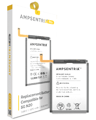 Replacement Battery Compatible For Samsung Galaxy Note 20 (AmpSentrix Pro)