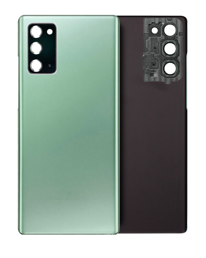 Back cover Glass With Adhesive Compatible For Samsung Galaxy Note 20 5G (Service Pack) (Mystic Green)