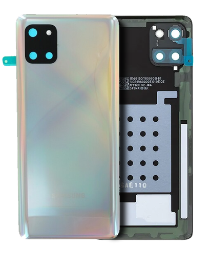 Back Cover Glass With Camera Lens Compatible For Samsung Galaxy Note 10 Lite (Service Pack) (Aura Glow)