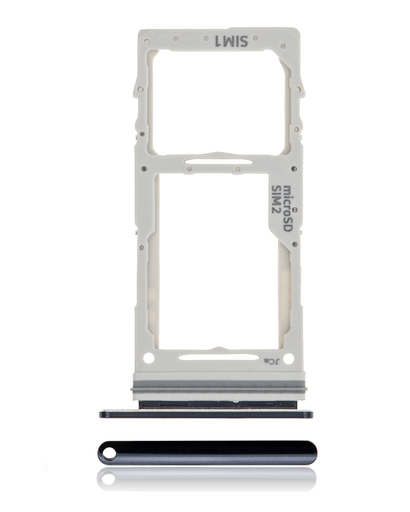 Dual Sim Card Tray Compatible For Samsung Galaxy Note 10 Lite (Aura Black)