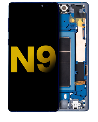 OLED Assembly With Frame Compatible For Samsung Galaxy Note 9 (Refurbished) (Ocean Blue)