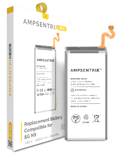 Replacement Battery Compatible For Samsung Galaxy Note 9 (AmpSentrix Pro)