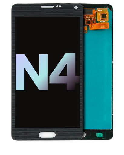 OLED Assembly Without Frame Compatible For Samsung Galaxy Note 4 (Service Pack) (Black)