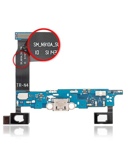 Charging Port Flex Cable Compatible For Samsung Galaxy Note 4 (N910A) (AT&amp;T)