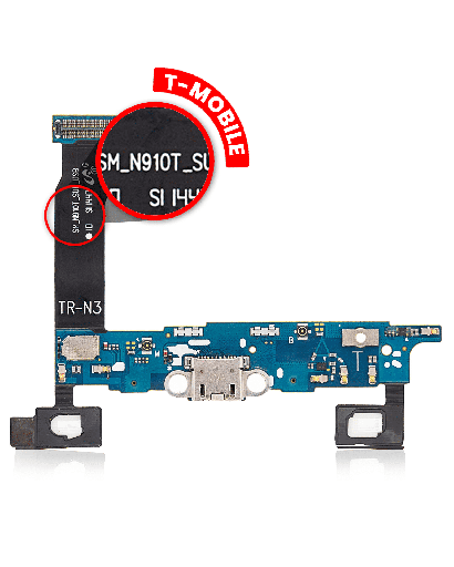 Charging Port Flex Cable Compatible For Samsung Galaxy Note 4 (N910T) (T-Mobile)