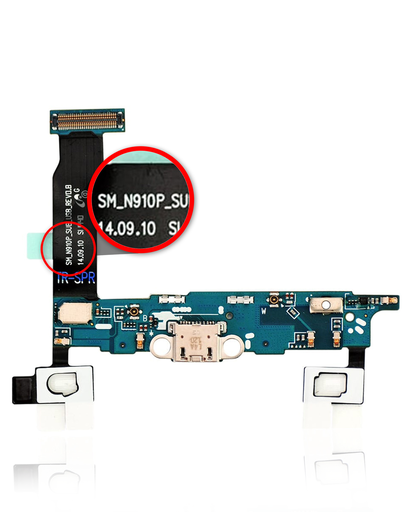 Charging Port Flex Cable Compatible For Samsung Galaxy Note 4 (N910P) (Sprint)