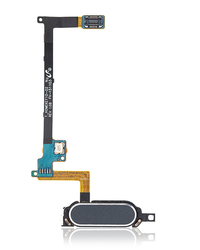 Home Button With Flex Compatible For Samsung Galaxy Note 4 (Black)