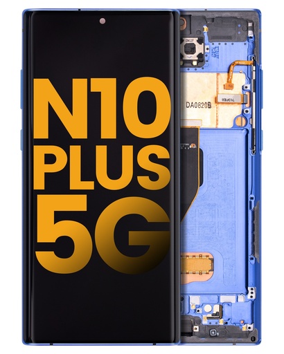 OLED Assembly With Frame Compatible For Samsung Galaxy Note 10 Plus / 5G (Refurbished) (Blue)