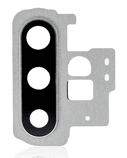 Back Camera Lens With Bracket / Bezel Compatible For Samsung Galaxy Note 10 Plus / 5G (Aura Glow / Silver)