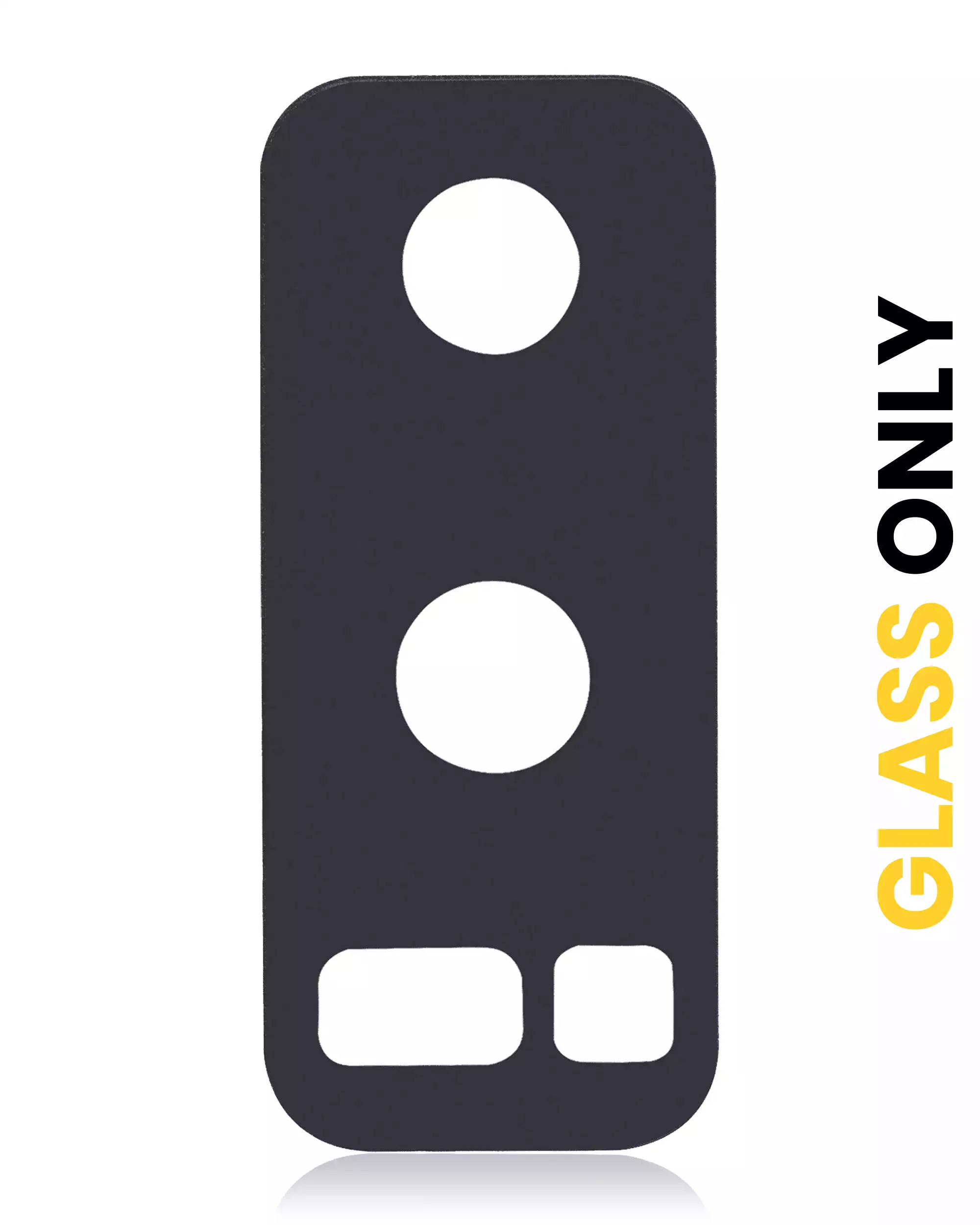 Back Camera Lens (Glass Only) With Adhesive Compatible For Samsung Galaxy Note 8 (Midnight Black) (10 Pack)
