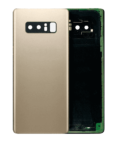 Back Cover Glass With Camera Lens Compatible For Samsung Galaxy Note 8 (No Logo) (Aftermarket Plus) (Maple Gold)