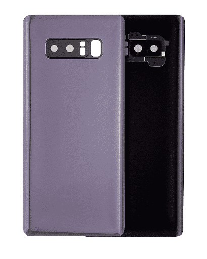 Back Cover Glass With Camera Lens Compatible For Samsung Galaxy Note 8 (No Logo) (Aftermarket Plus) (Orchid Gray)